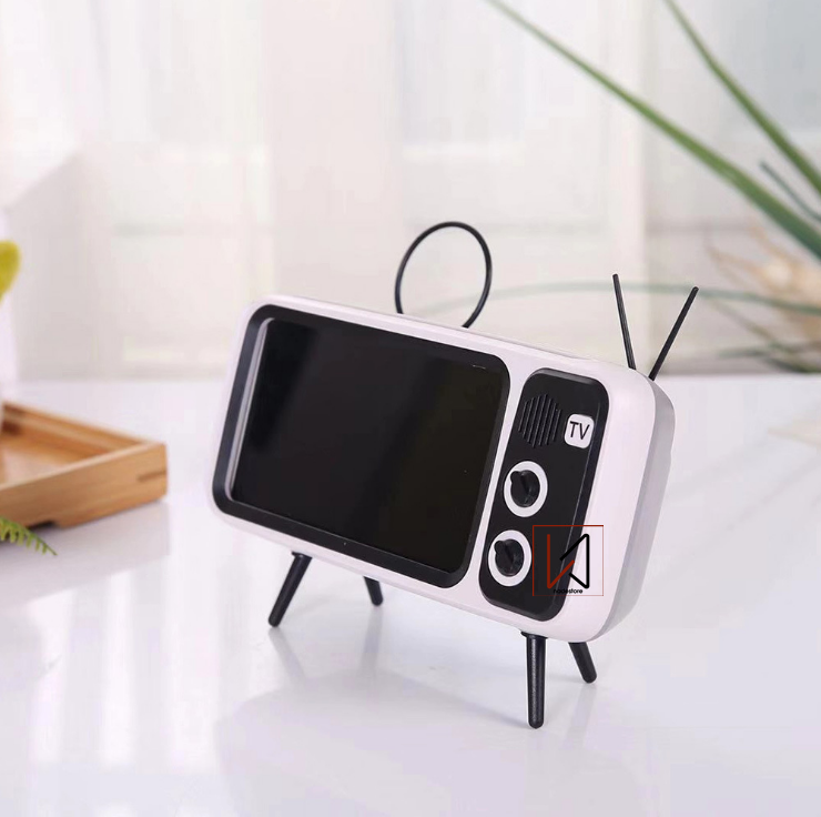 Loa Bluetooth TV Retro PTH800 - trắng xám 3